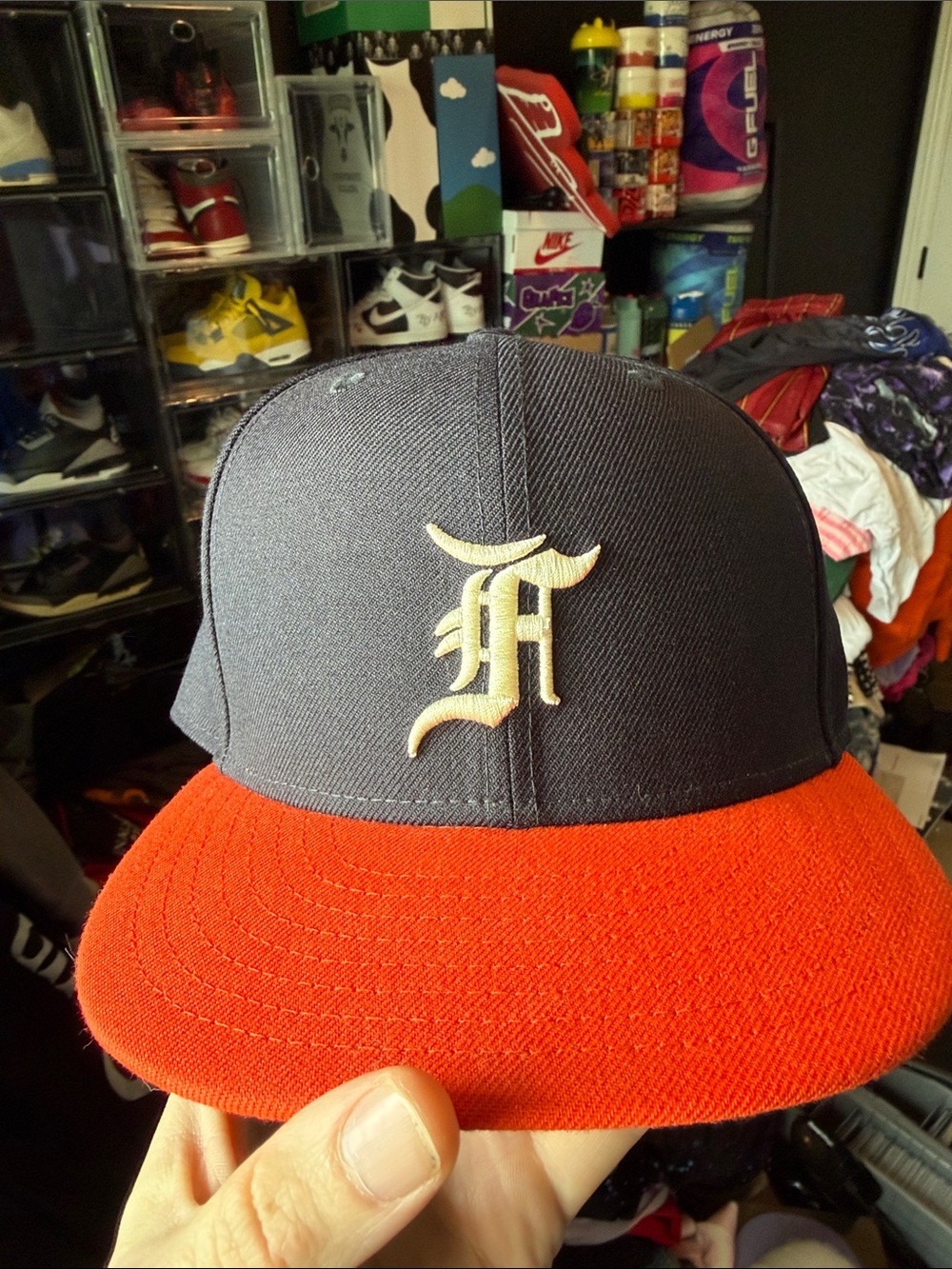 Fear of God Essentials Astros New Era 59Fifty Fitted Hat Size 6 7/8 - Picture 2 of 11